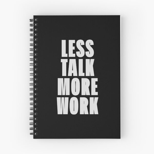 Item preview, Less Talk More Work - Modern Statement Piece designed and sold by Enea Kelo.