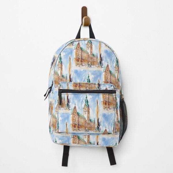 Item preview, Hamburg City Hall Watercolor designed and sold by caracatita75.