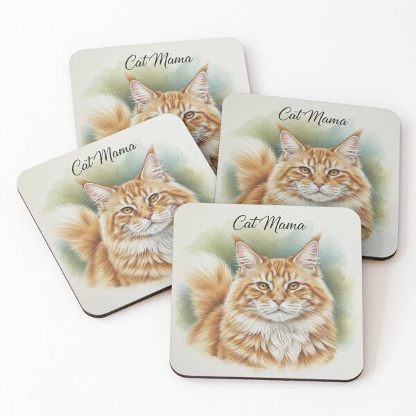 Item preview, Cat Mama Maine coon designed and sold by Zelda50.