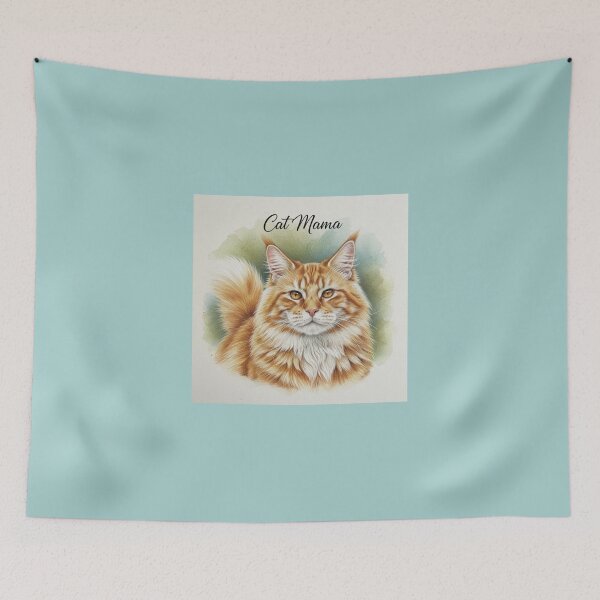 Item preview, Cat Mama Maine coon designed and sold by Zelda50.