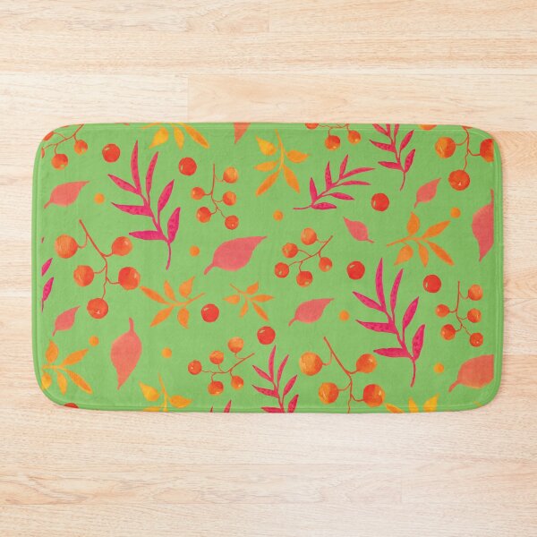 Item preview, Botanical pattern with leaves on light green background designed and sold by studiodrchicken.