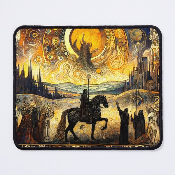 Item preview, The Quest of the Black Knight | Medieval Myth Home Decor designed and sold by Stoneflower-Art.