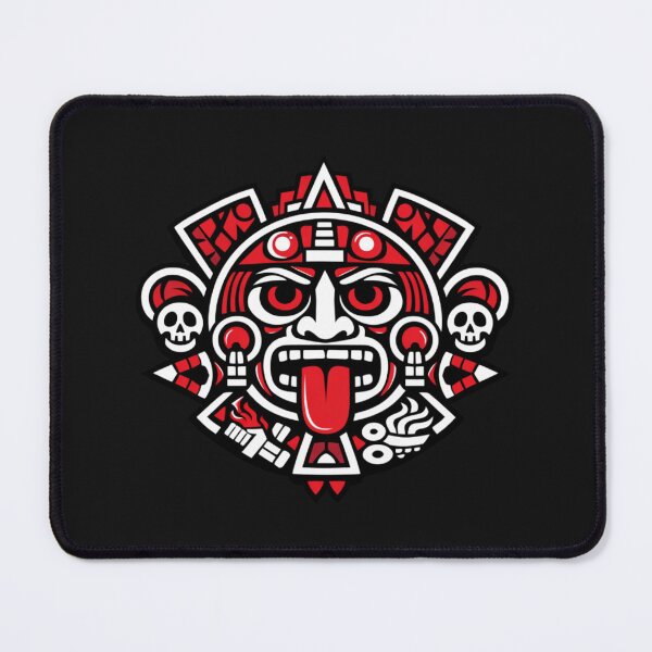 Item preview, Aztec Mayan Tribal Mask Ancient Culture Design designed and sold by Tsugraf Designs.