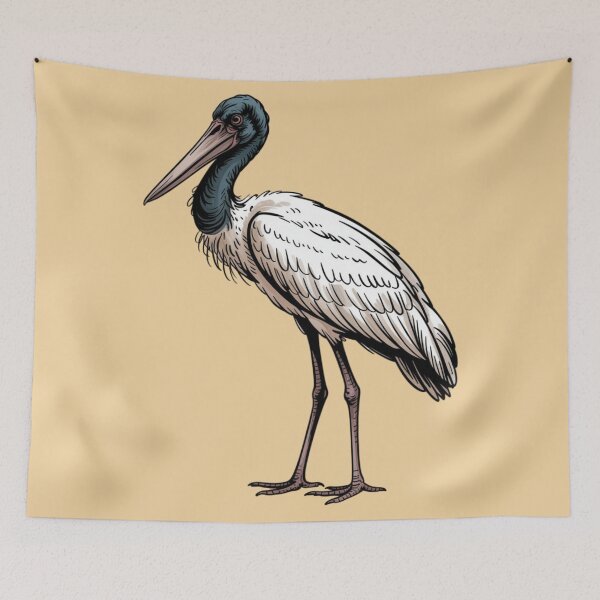 Item preview, Jabiru stork (Tuiuiú), iconic bird of the Pantanal, Brazil designed and sold by 123ks.
