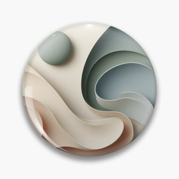 Item preview, Soft Geometric Flow Abstract Artwork designed and sold by Dogandesighn.