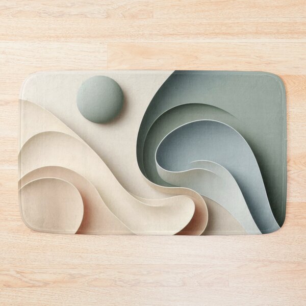 Item preview, Soft Geometric Flow Abstract Artwork designed and sold by Dogandesighn.