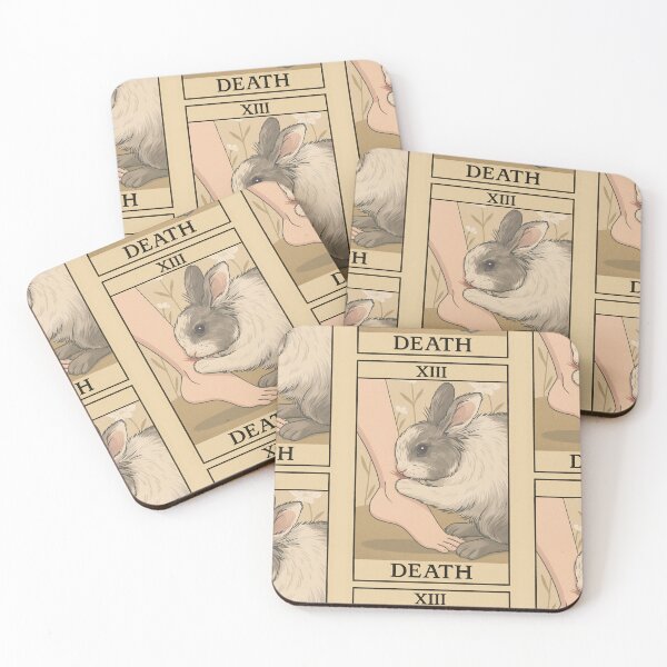 Item preview, Rabbit Trot Card - Death designed and sold by TheWarrenCreations.