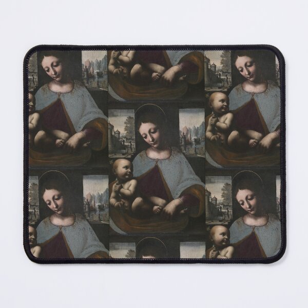 Item preview, Virgin and Child by Leonardo da Vinci Renaissance Madonna and Child Religious Art Print designed and sold by artofuniverse.