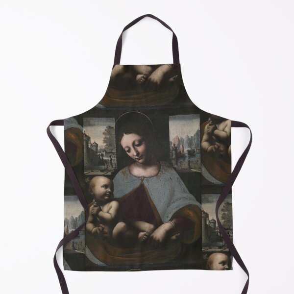 Item preview, Virgin and Child by Leonardo da Vinci Renaissance Madonna and Child Religious Art Print designed and sold by artofuniverse.
