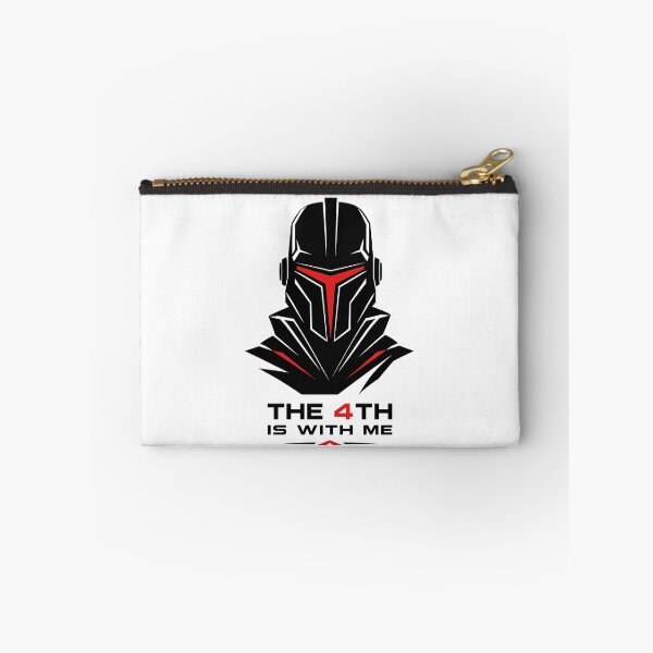 Item preview, The 4th Is With Me Minimalist Dark Space Warrior Helmet designed and sold by LumePrint.