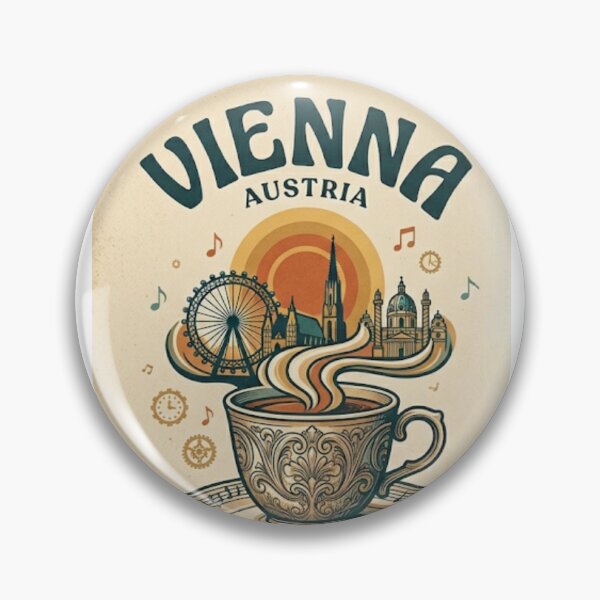 Artikelvorschau, Vintage-Reiseposter Wien, Österreich – Retro-Kaffee & Musik entworfen und verkauft von Zeyzep.