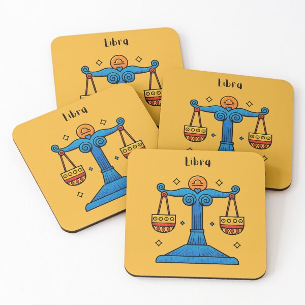 Item preview, Libra Zodiac Sign Scales Pop Art Illustration designed and sold by SolutionsArt.
