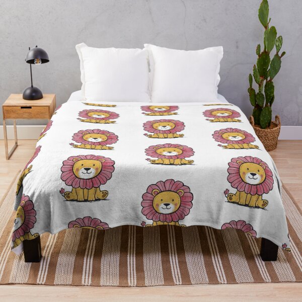 Item preview, Funny friendly greeting lion for kids and children designed and sold by ArtEventET.
