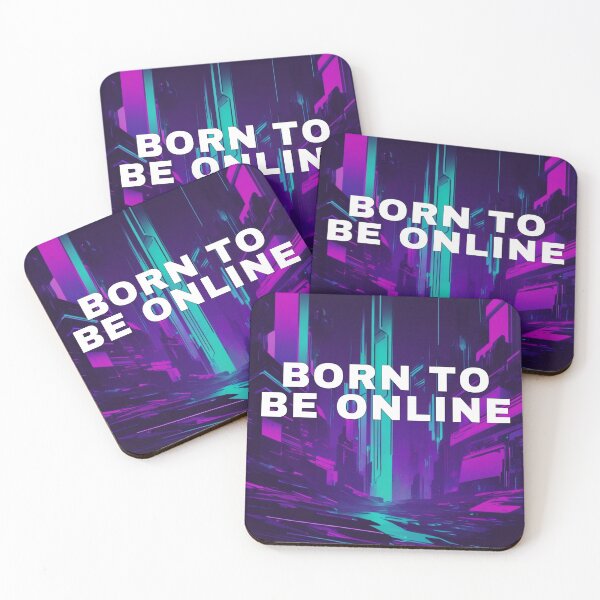 Item preview, Born To Be Online designed and sold by WeAllFeltThat.