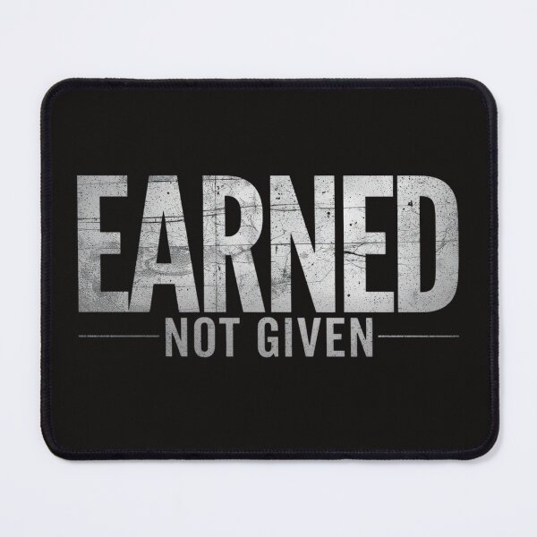 Item preview, Earned Not Given | Fitness Motivation Gym Lifestyle Design Apparel designed and sold by guchieworldcollection.
