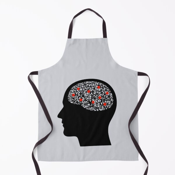 Item preview, Analysis Paralysis — Black Head Minimalist Psychology Design designed and sold by PERSPECTIVERED.