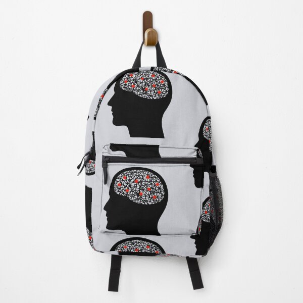 Item preview, Analysis Paralysis — Black Head Minimalist Psychology Design designed and sold by PERSPECTIVERED.