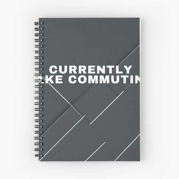 Item preview, Currently Fake Commuting designed and sold by WeAllFeltThat.