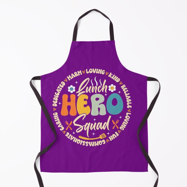 Item preview, Lunch Hero Squad Retro Circle designed and sold by ZentifyPrints.