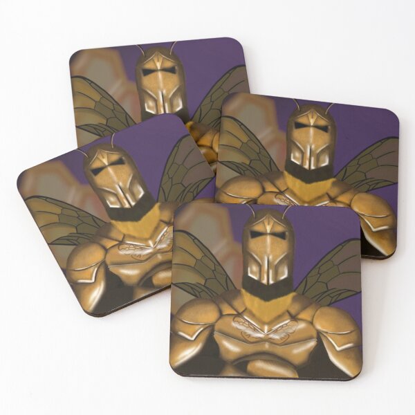 Item preview, Golden Bee Knight Warrior Illustration designed and sold by Karimoran.
