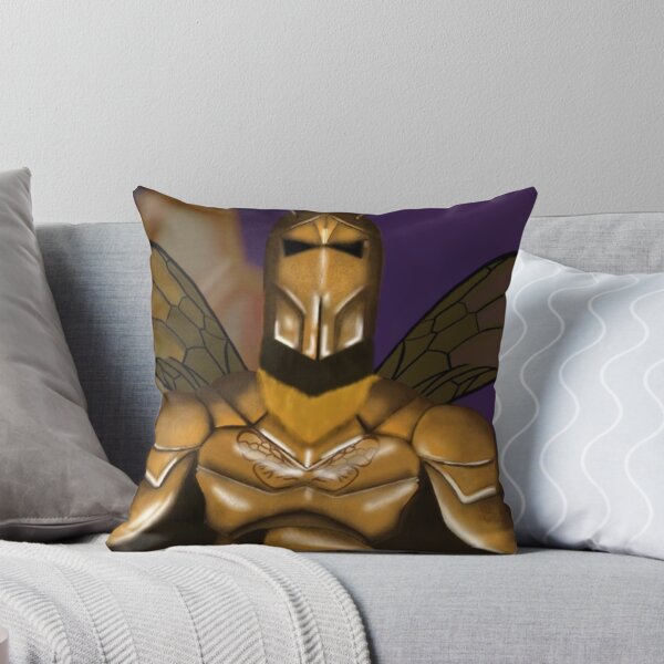 Item preview, Golden Bee Knight Warrior Illustration designed and sold by Karimoran.