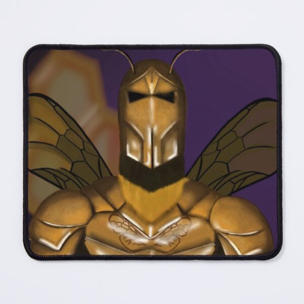Item preview, Golden Bee Knight Warrior Illustration designed and sold by Karimoran.