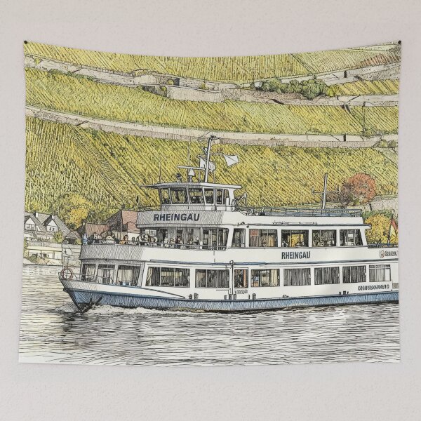 Item preview, Boat trip on the Rhine designed and sold by sid1802.