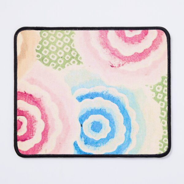 Item preview, Ripple — Concentric Floral Circles in Pink, Blue & Green designed and sold by LouDSarG.