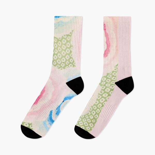 Item preview, Ripple — Concentric Floral Circles in Pink, Blue & Green designed and sold by LouDSarG.