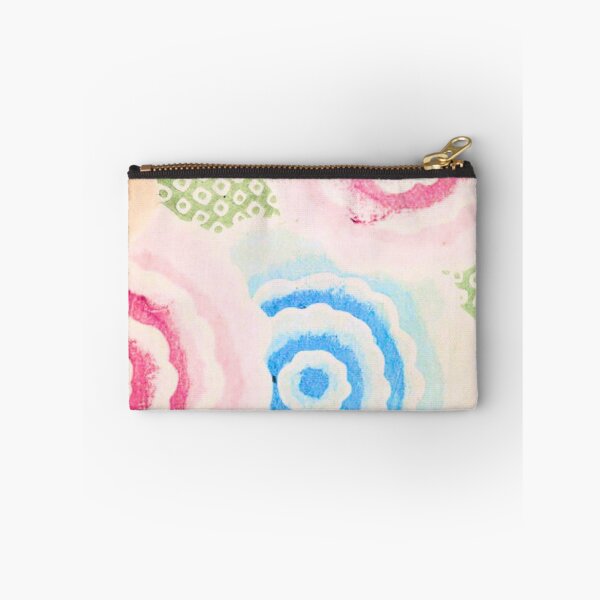 Item preview, Ripple — Concentric Floral Circles in Pink, Blue & Green designed and sold by LouDSarG.