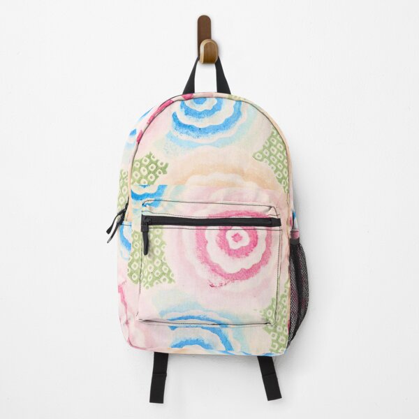Item preview, Ripple — Concentric Floral Circles in Pink, Blue & Green designed and sold by LouDSarG.