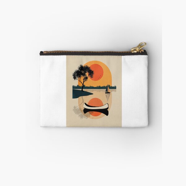 Item preview, Wall Art - Postcard - Sunset Serenity with Sailboat and Reflections designed and sold by ForeverPrintsOK.