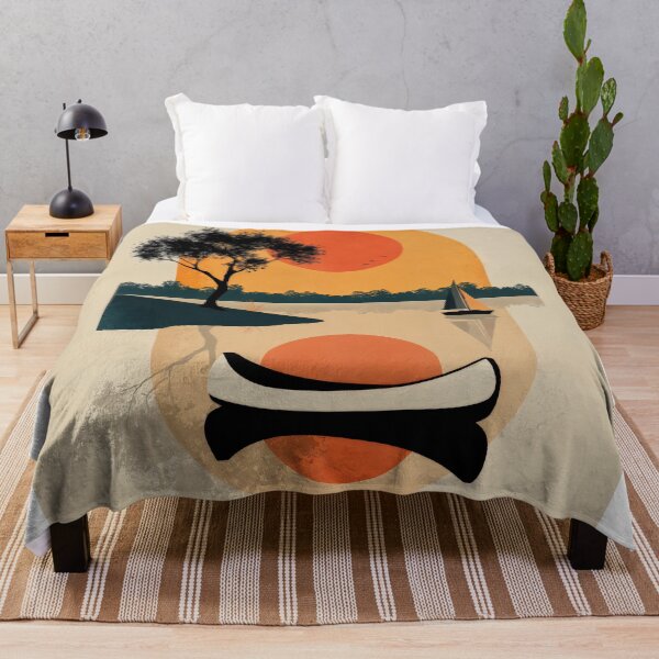 Item preview, Wall Art - Postcard - Sunset Serenity with Sailboat and Reflections designed and sold by ForeverPrintsOK.