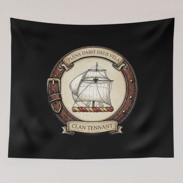 Item preview, Clan Tennant Crest designed and sold by BagTown Clans.