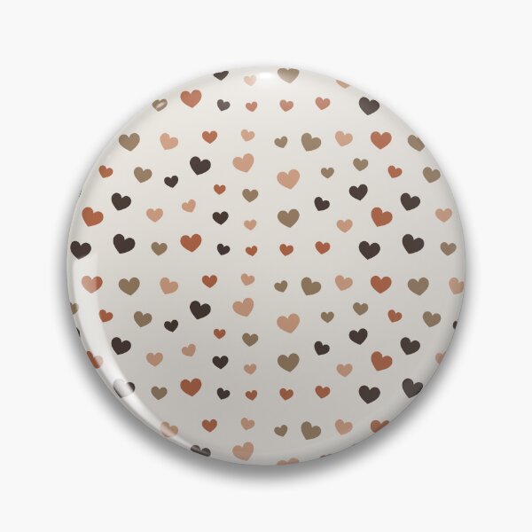 Item preview, Hearts pattern,brown designed and sold by cutecrazytshirt.