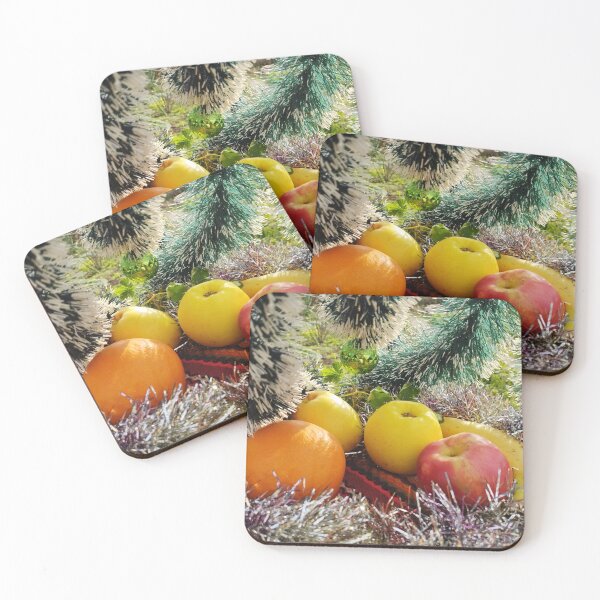 Item preview, Fresh Fruits with Christmas Tinsel Decorations designed and sold by inspiration3.