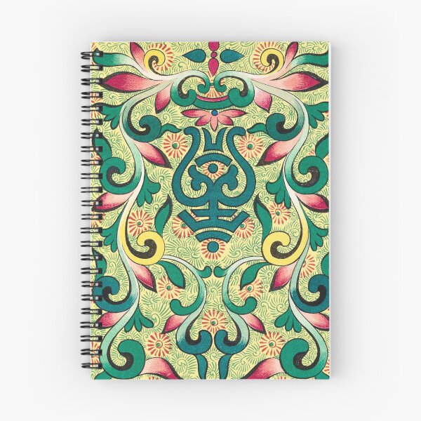 Item preview, Shou Repeat — Chinese Decorative Scroll Border in Green & Pink designed and sold by LouDSarG.