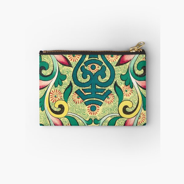 Item preview, Shou Repeat — Chinese Decorative Scroll Border in Green & Pink designed and sold by LouDSarG.