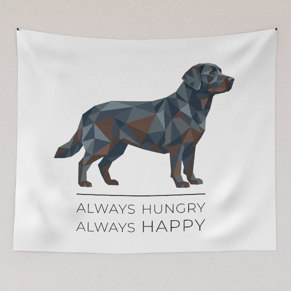 Item preview, Labrador Low Poly - Always hungry, always happy designed and sold by Pfotenfaden.