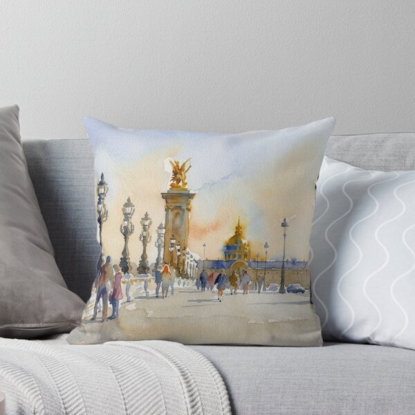 Item preview, Paris Bridge Watercolor designed and sold by caracatita75.