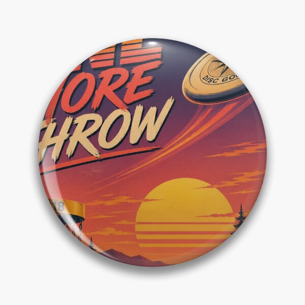 Item preview, Just One More Throw | Retro Vintage Disc Golf designed and sold by DoodleHaus360.