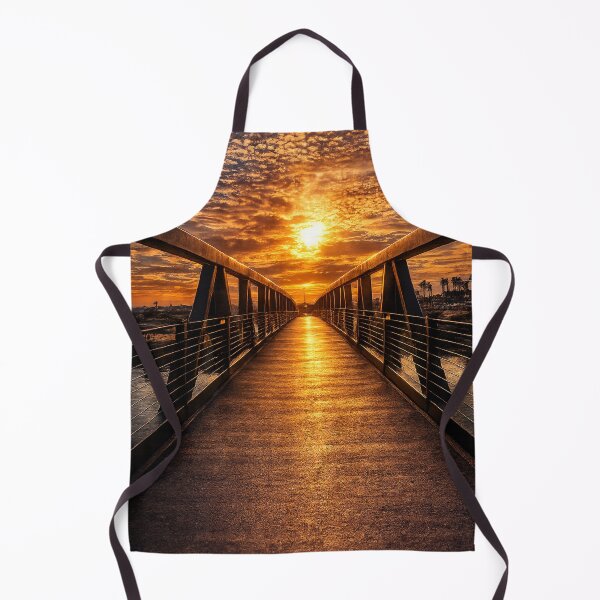 Item preview, Golden Path to the Horizon – Cinematic Sunset Bridge designed and sold by Kimberly Palmer.