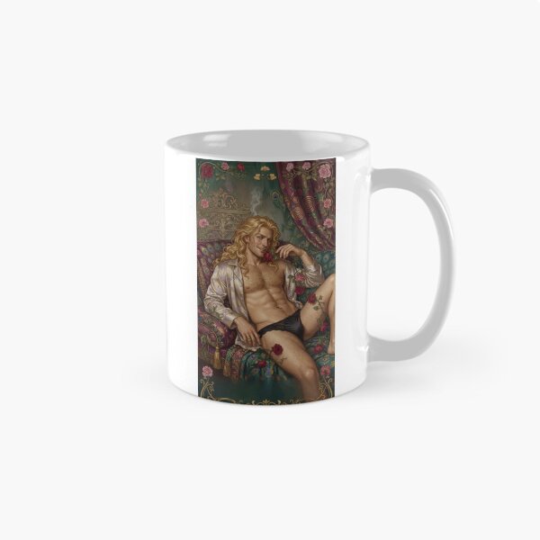 Item preview, Golden-Haired Adonis Reclining with Roses designed and sold by ZhivanCrimson.