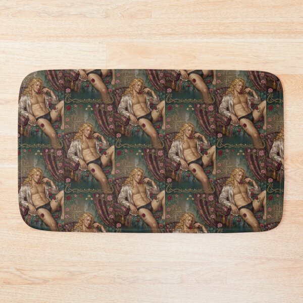 Item preview, Golden-Haired Adonis Reclining with Roses designed and sold by ZhivanCrimson.