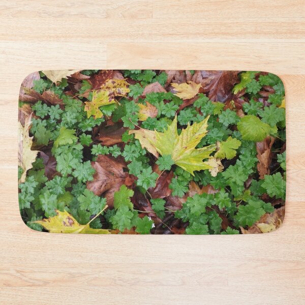 Item preview, Geranium with Autumn Leaves in Rain designed and sold by inspiration3.