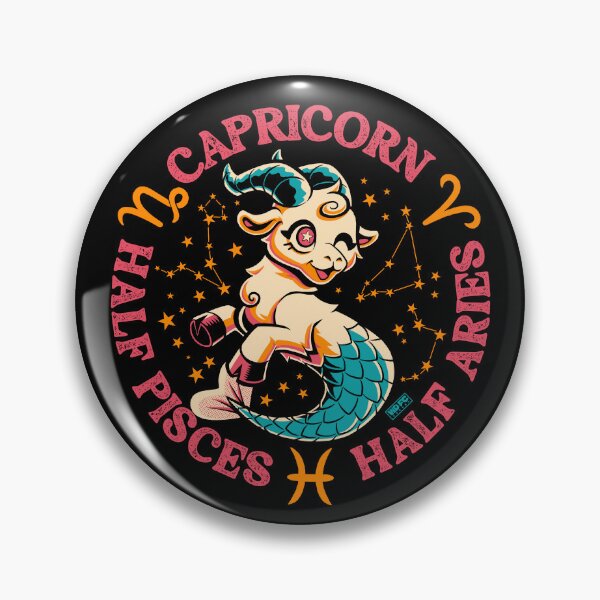 Item preview, capricorn:Half Pisces,Half Aries  designed and sold by World Domination For Cats ®.