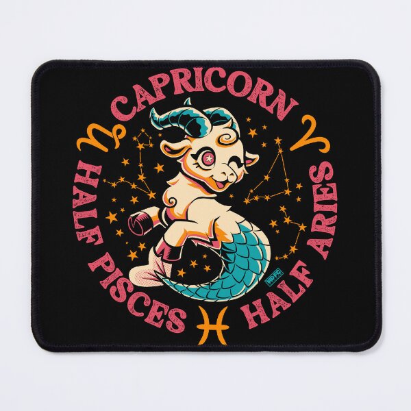 Item preview, capricorn:Half Pisces,Half Aries  designed and sold by World Domination For Cats ®.
