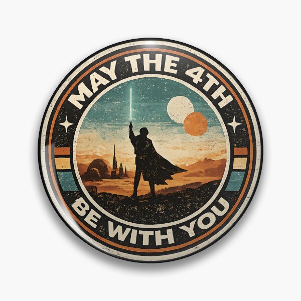 Item preview, May The Fourth Be With You Vintage Desert Planet Sunset designed and sold by LumePrint.