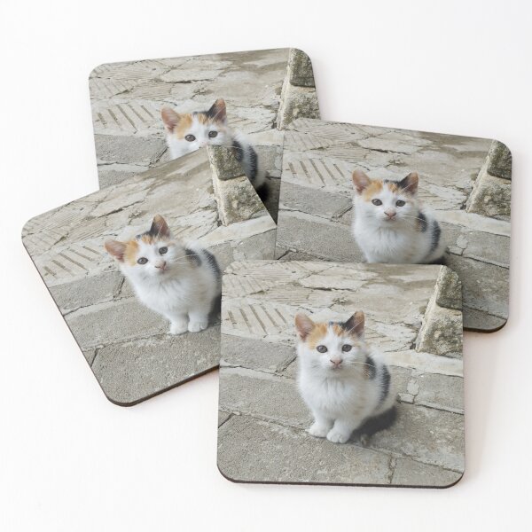 Item preview, Cute Calico Kitten in the Yard designed and sold by inspiration3.