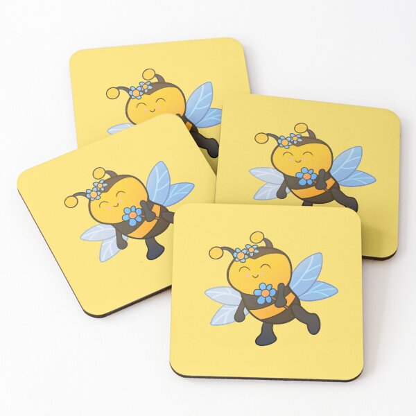Item preview, Cutie Bees - Cute Flower Bee designed and sold by SolarWayfarer.